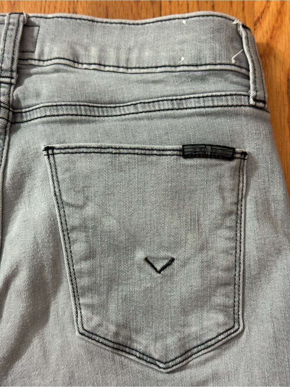 HUDSON Los Angeles Natalie Skinny Grey Denim Jeans in women’s 28 - Picture 14 of 15